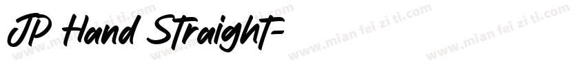 JP Hand Straight字体转换